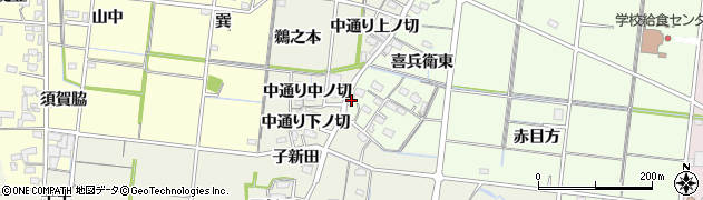 愛知県稲沢市祖父江町両寺内喜兵衛東23周辺の地図