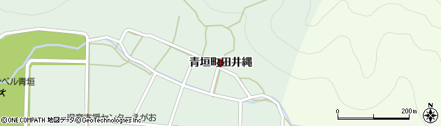 兵庫県丹波市青垣町田井縄周辺の地図