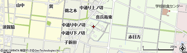 愛知県稲沢市祖父江町両寺内喜兵衛東1076周辺の地図