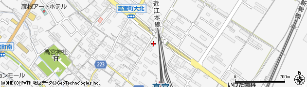 滋賀県彦根市高宮町1003周辺の地図