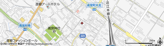 滋賀県彦根市高宮町1824周辺の地図