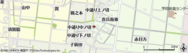 愛知県稲沢市祖父江町両寺内喜兵衛東1072周辺の地図