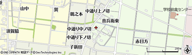愛知県稲沢市祖父江町両寺内喜兵衛東1071周辺の地図