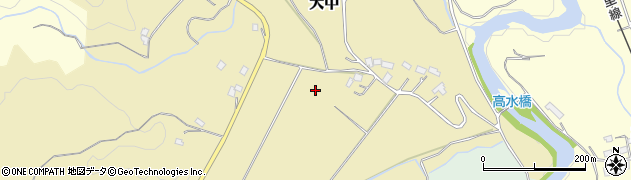 千葉県君津市大中周辺の地図