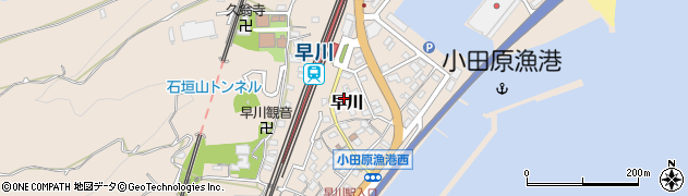 メモリアルホールきくや会館早川周辺の地図
