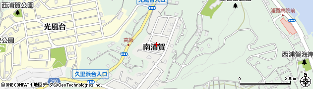 神奈川県横須賀市南浦賀周辺の地図