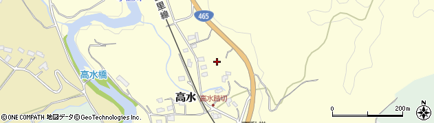 千葉県君津市高水周辺の地図