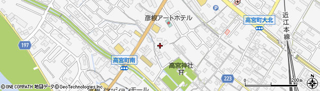 滋賀県彦根市高宮町1764周辺の地図