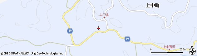 愛知県豊田市上中町（槙ケ洞）周辺の地図