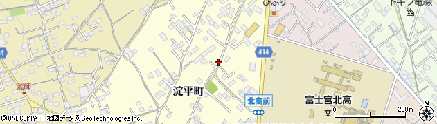 静岡県富士宮市淀平町855周辺の地図