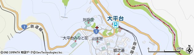 大平台駅周辺の地図