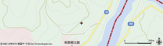 岐阜県恵那市串原大野周辺の地図