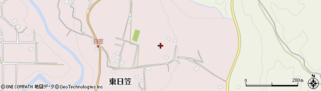 千葉県君津市東日笠周辺の地図