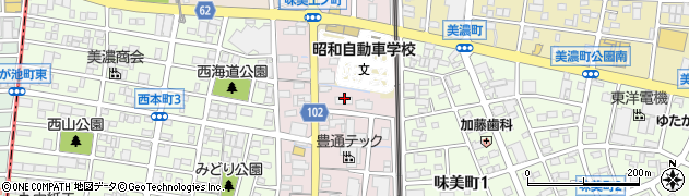 愛知県春日井市味美西本町1827周辺の地図