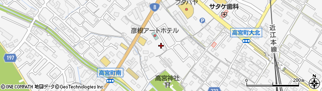 滋賀県彦根市高宮町1708周辺の地図