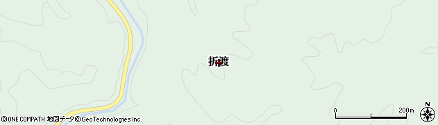 鳥取県日野郡日南町折渡周辺の地図