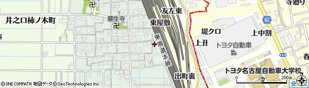 愛知県稲沢市井之口本町200周辺の地図