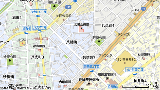 〒486-0915 愛知県春日井市八幡町の地図