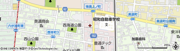 愛知県春日井市味美西本町2297周辺の地図