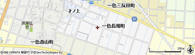 愛知県稲沢市一色長畑町周辺の地図