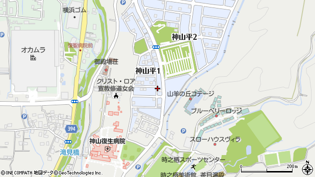 〒412-0029 静岡県御殿場市神山平の地図