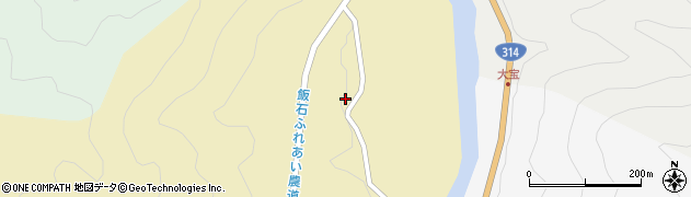 島根県雲南市吉田町川手424周辺の地図