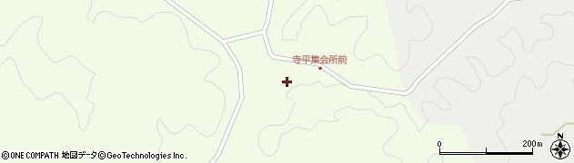 愛知県豊田市寺平町吉田周辺の地図
