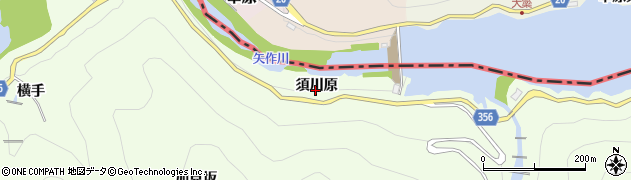 愛知県豊田市時瀬町（須川原）周辺の地図