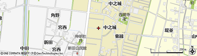 愛知県稲沢市祖父江町西鵜之本（宮前）周辺の地図