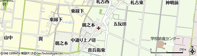 愛知県稲沢市祖父江町両寺内喜兵衛東1周辺の地図