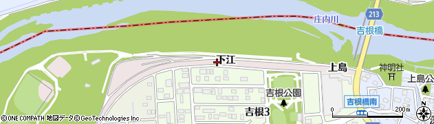 愛知県名古屋市守山区吉根（下江）周辺の地図