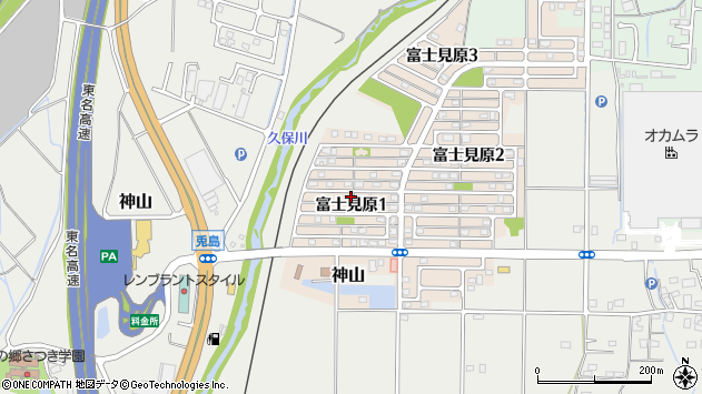 〒412-0051 静岡県御殿場市富士見原の地図