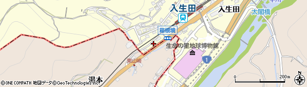 神奈川県小田原市入生田217周辺の地図
