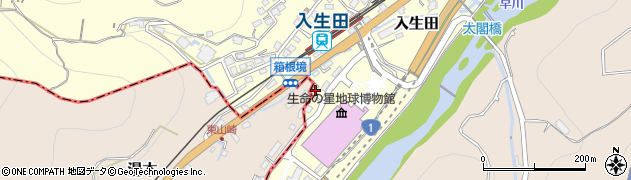 神奈川県小田原市入生田164周辺の地図