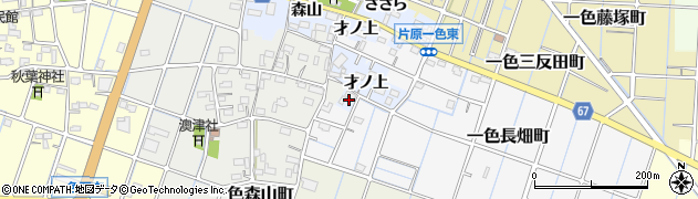 愛知県稲沢市片原一色町河附周辺の地図