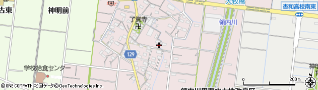 愛知県稲沢市祖父江町大牧郷中420周辺の地図