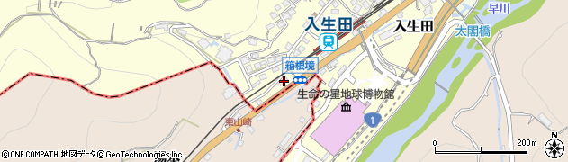 神奈川県小田原市入生田211周辺の地図