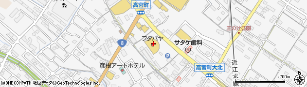 ＮＥＷライフランドリーフタバヤ彦根店周辺の地図
