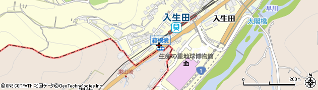 神奈川県小田原市入生田210周辺の地図
