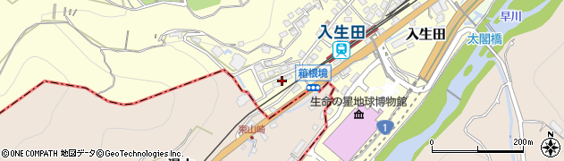 神奈川県小田原市入生田225周辺の地図