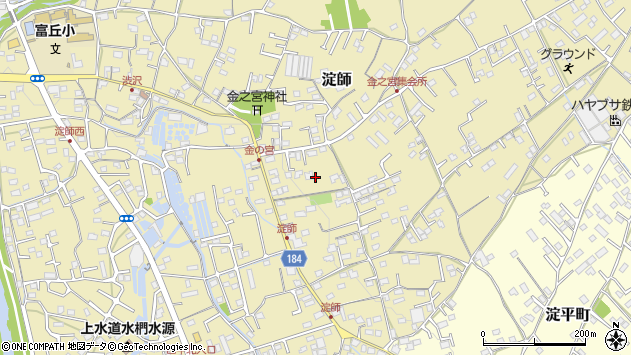 〒418-0051 静岡県富士宮市淀師の地図