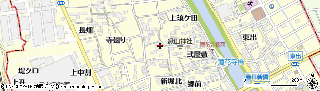 愛知県清須市春日壱屋敷周辺の地図