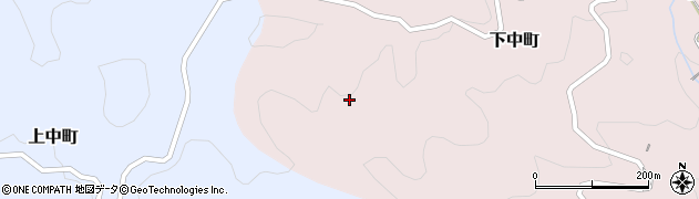 愛知県豊田市下中町（木多橋）周辺の地図