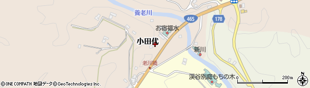 千葉県夷隅郡大多喜町小田代618周辺の地図