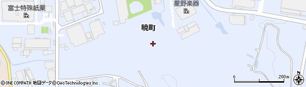 愛知県瀬戸市暁町周辺の地図