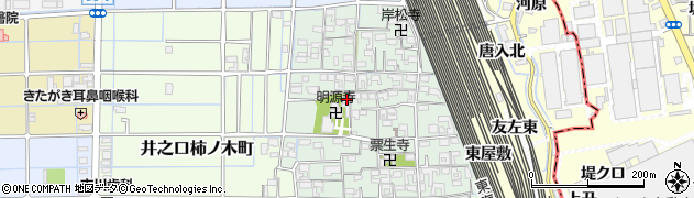 愛知県稲沢市井之口本町100周辺の地図