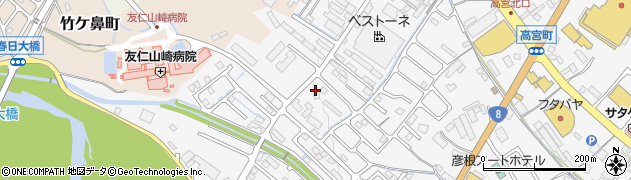 滋賀県彦根市高宮町1386周辺の地図