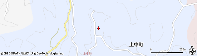 愛知県豊田市上中町上谷久保周辺の地図