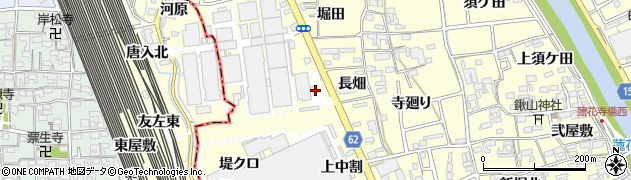 愛知県清須市春日（長畑）周辺の地図