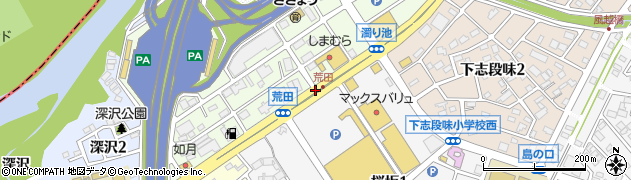 荒田駅周辺の地図